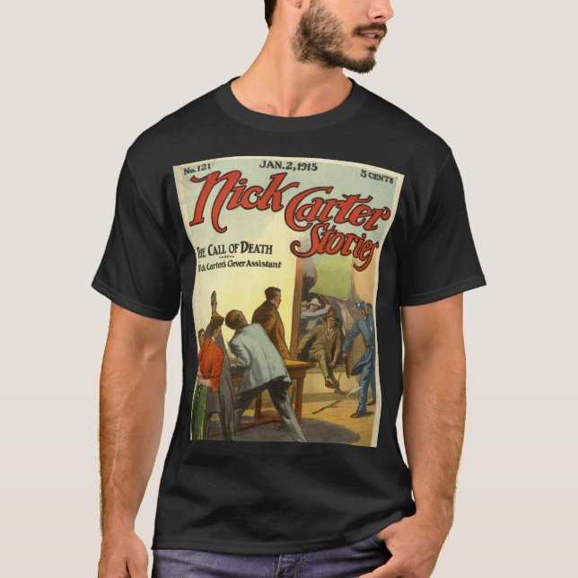 Vintages Comic Buchcover T-Shirt (Vorderseite)