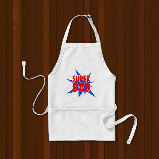 Vintages Comic Super Vater Vatertag Schürze (Von Creator hochgeladen)