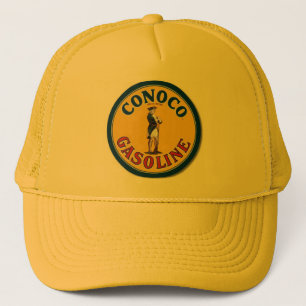 "Vintages Conoco Gas-Zeichen " Truckerkappe