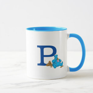 Vintages Cookie-Monster zum Essen von Cookies Mono Tasse