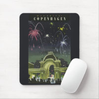 Vintages Copenhagen Illustration Travel Poster