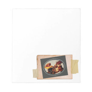 Vintages Cowgirl Notizblock