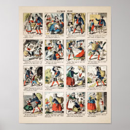 Vintages Creepy Father Flog Poster