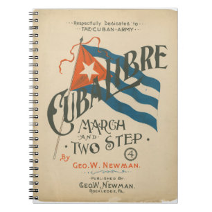 Vintages Cuba Libre-Notebook Notizblock