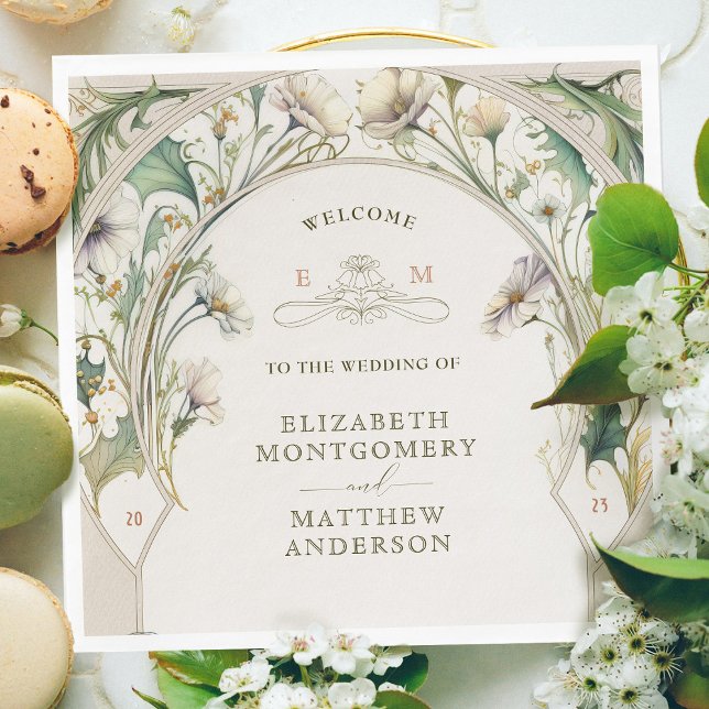 Vintages Daisy Art Nouveau von Alphonse Mucha Serviette (Von Creator hochgeladen)