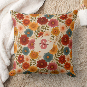 Vintages Daisy-Muster Kissen
