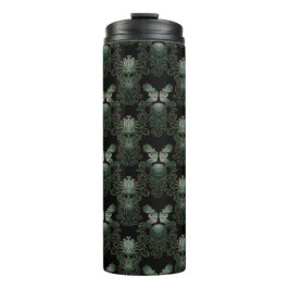 Vintages Damask-Muster Thermosbecher