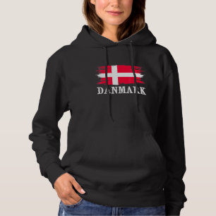 Vintages Danmark-Flag I Liebe Danmark Hoodie