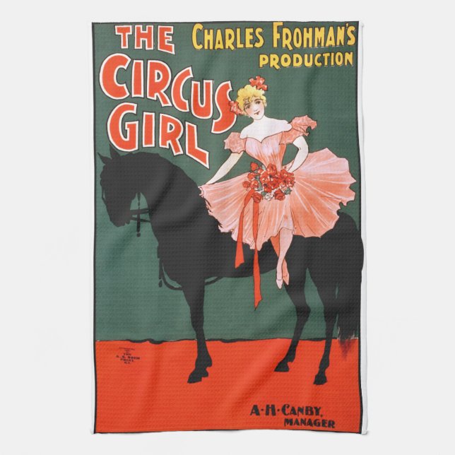 Vintages darstellendes Kunst-Plakat das Küchentuch (Vertikal)