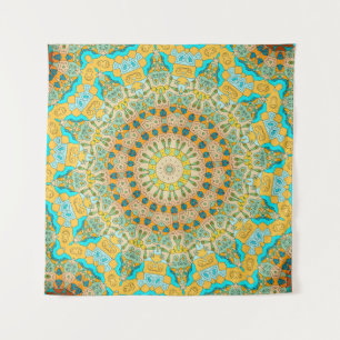 Vintages Dekormuster. Islam, Arabisch, Indisch, Wandteppich