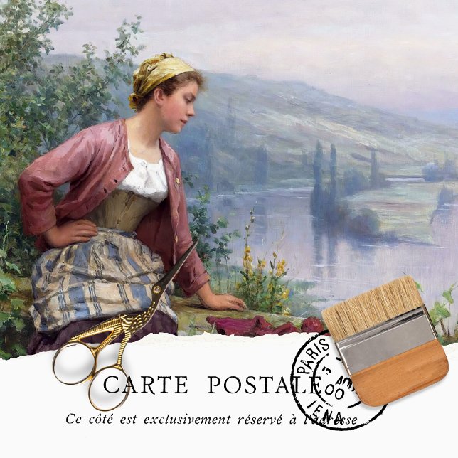 Vintages Dekoupage Tissue Paper Seidenpapier (Von Creator hochgeladen)