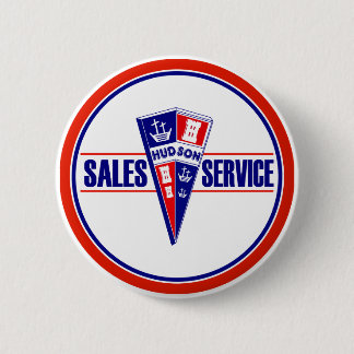 Vintages der Hudson-Service-Zeichen Button