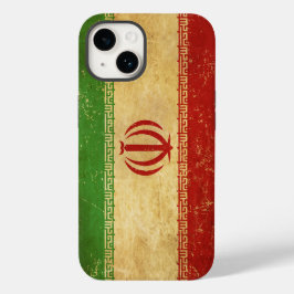 Vintages Design der iranischen Flagge Case-Mate iPhone 14 Hülle