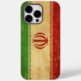 Vintages Design der iranischen Flagge Case-Mate iPhone 14 Pro Max Hülle