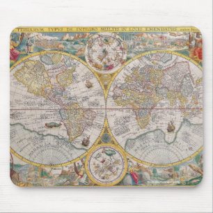 Vintages Design für Geschichtsliebhaber der Alten  Mousepad