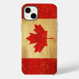 Vintages Design für Kanada-Flagge Case-Mate iPhone 14 Plus Hülle