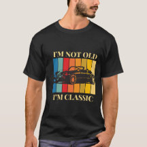 Vintages Design für klassische Autos Ich bin nicht