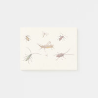 Vintages Design mit sieben verschiedenen Insekten