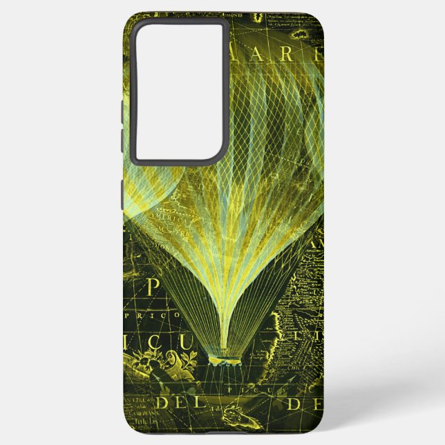 Vintages Design Samsung Galaxy Gehäuse Hülle (Rückseite)