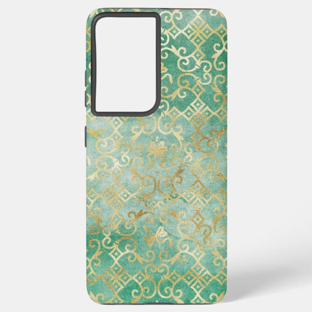 Vintages Design Samsung Galaxy Gehäuse Hülle (Rückseite)