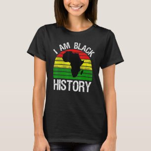 Vintages Design - Schwarze Geschichte T-Shirt