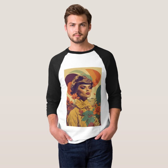 Vintages Design T-Shirt (Vorne ganz)