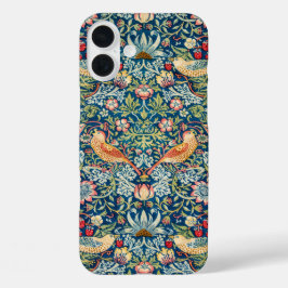 Vintages Design von William Morris "Strawberry Thi iPhone 16 Plus Hülle