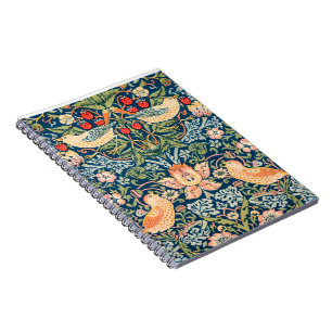 Vintages Design von William Morris "Strawberry Thi Notizblock