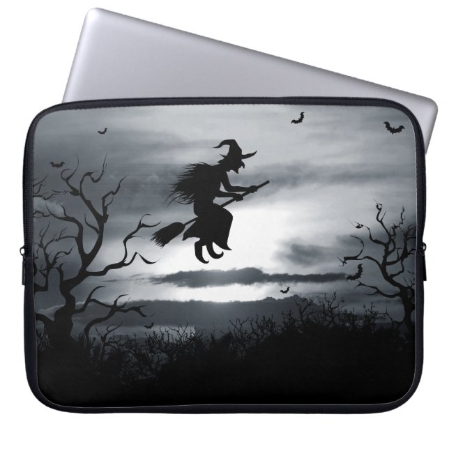 Vintages Design zu Halloween Laptopschutzhülle (Vorderseite)