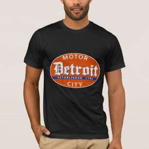 Vintages Detroit (beunruhigter Entwurf) T-Shirt
