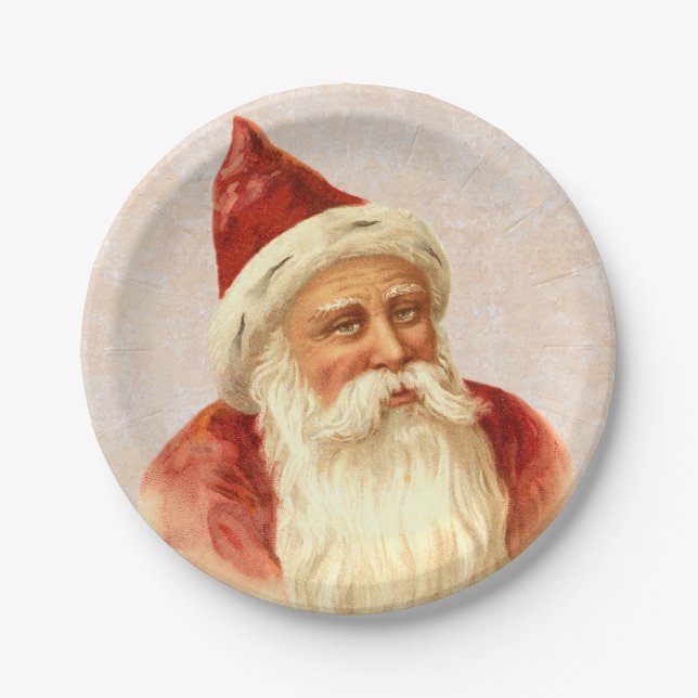 Vintages deutsches altmodisches pappteller (Vorderseite)