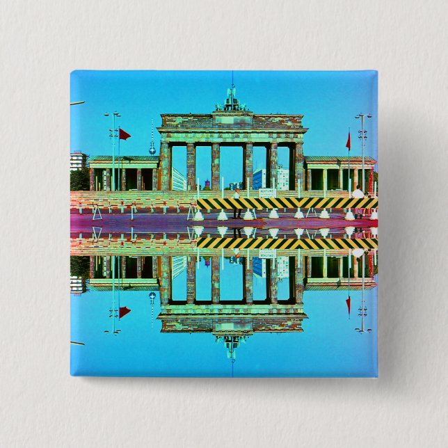 Vintages Deutschland Berlin Brandenburg Button (Vorderseite)