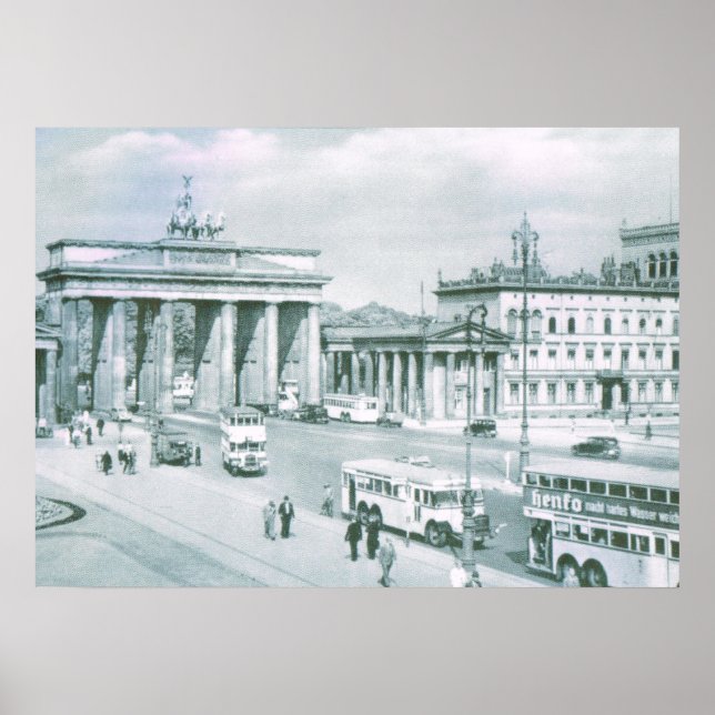 Vintages Deutschland, Berlin, Brandenburg Poster (Vorne)