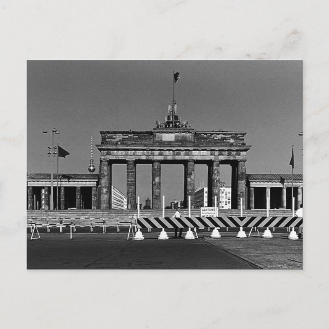 Vintages Deutschland Berlin Brandenburg Postkarte (Vorderseite)
