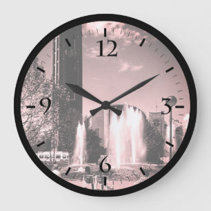 Vintages Deutschland München sendlinger platz Matt Große Wanduhr