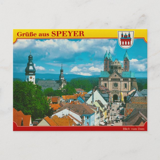 Vintages Deutschland Postkarte (Vorderseite)