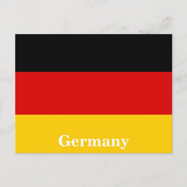 Vintages Deutschland Tourismus Postkarte (Vorderseite)