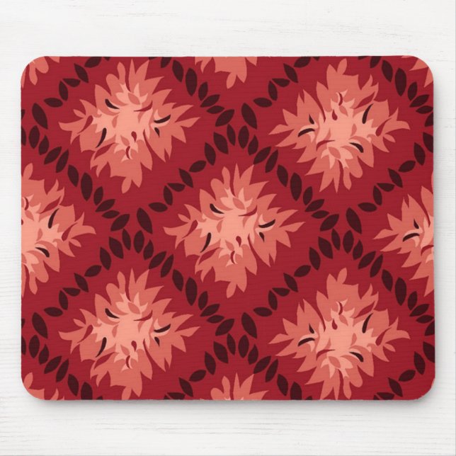 Vintages Diamantmuster Mousepad (Vorne)