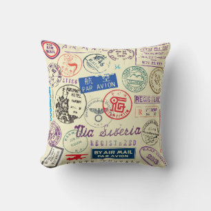 Vintages Dokument: Briefmarke Set Collection Kissen