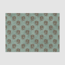 Vintages Drachenmuster Seidenpapier