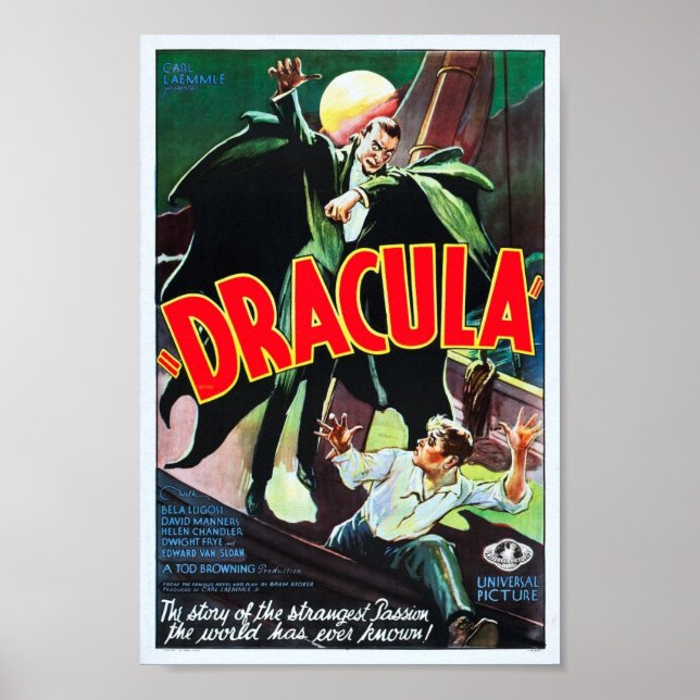 Vintages Dracula Poster (Vorne)