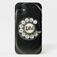 Vintages Drehskala-Bakelittelefon, addieren