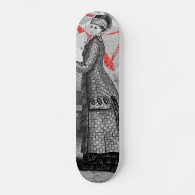 Vintages Dress Skateboard (Vorderseite)