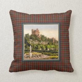 Vintages Drummond Burg Tartan Kissen