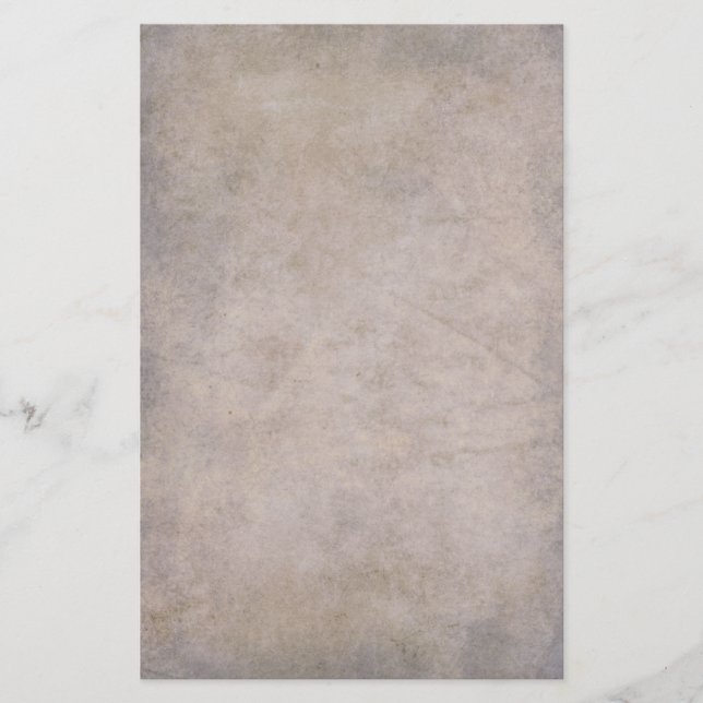 Vintages dunkles Pergament Briefpapier (Vorderseite)