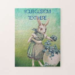 Vintages EASTER Kaninchen Rustikal