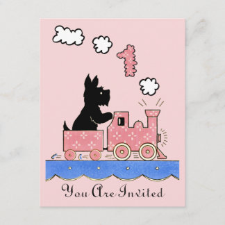 Vintages einjähriges Geburtstagskind Einladung