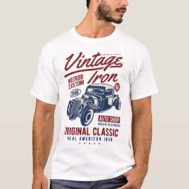 Vintages Eisen, Autos T-Shirt