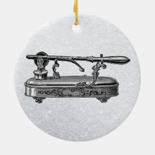 Vintages Eisen Keramikornament