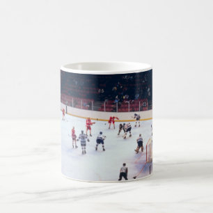 Vintages Eishockey-Match Kaffeetasse